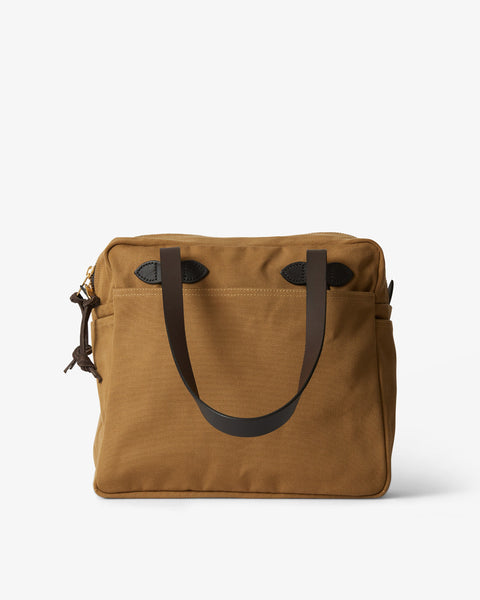 FILSON-TOTE BAG WITH ZIPPER TAN-Supply & Advise