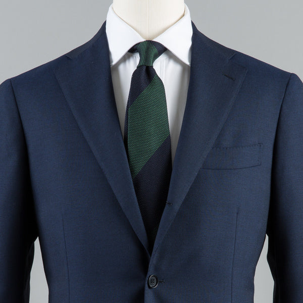 RING JACKET-CALM TWIST WOOL 184 SUIT NAVY-Supply & Advise
