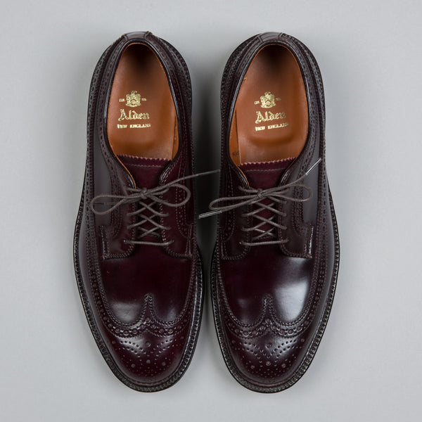 ALDEN-LONGWING BLUCHER COLOR 8 SHELL CORDOVAN 975-Supply & Advise