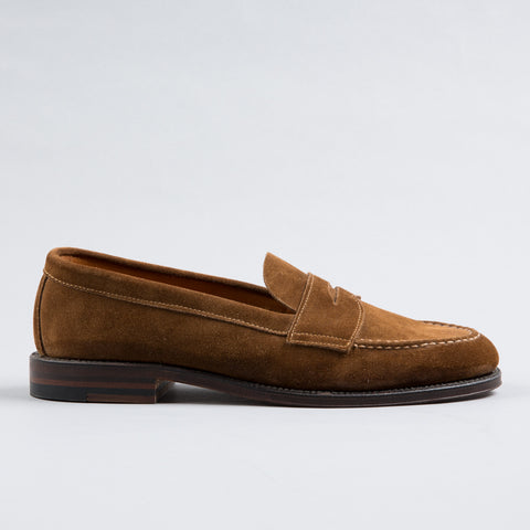 ALDEN | UNLINED PENNY LOAFER SNUFF SUEDE 6243F