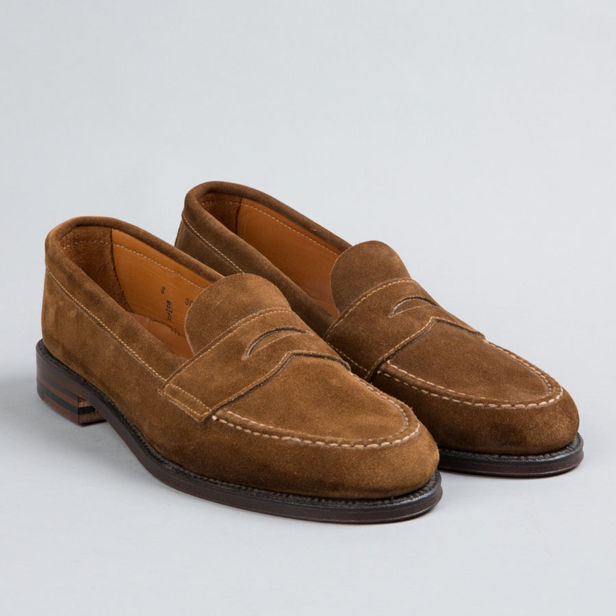 ALDEN | UNLINED PENNY LOAFER SNUFF SUEDE 6243F | Supply & Advise