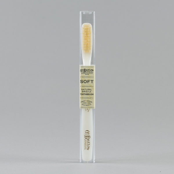 C.O. BIGELOW-NATURAL BRISTLE SOFT TOOTHBRUSH IVORY-Supply & Advise