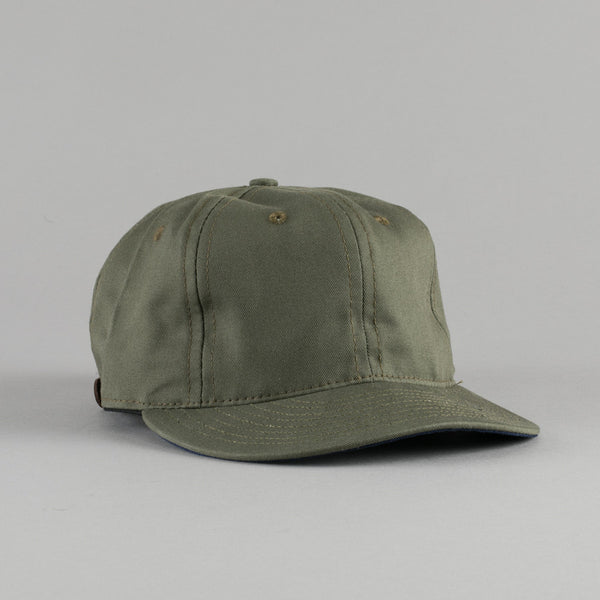 EBBETS FIELD FLANNELS-CHINO TWILL BALL CAP OLIVE-Supply & Advise
