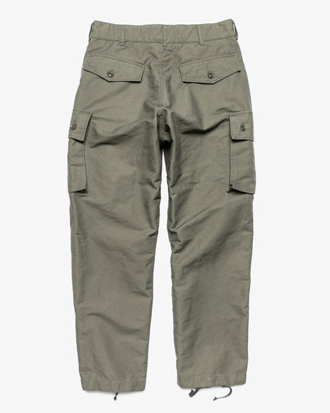 ENGINEERED GARMENTS-FA PANT OLIVE COTTON DOUBLE CLOTH-Supply & Advise