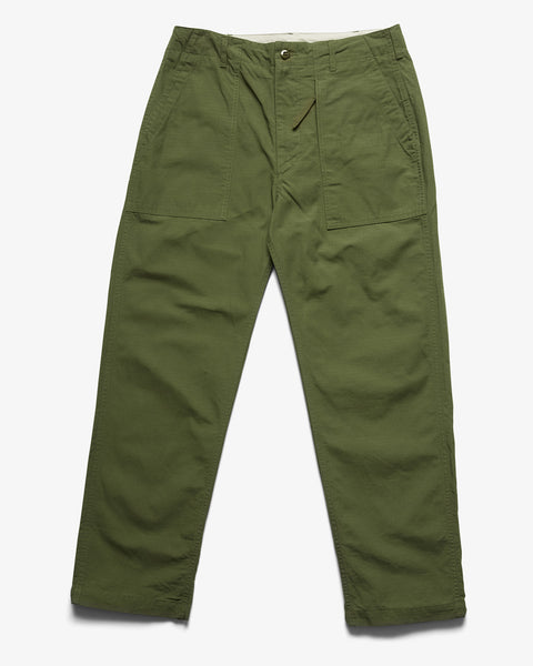 ENGINEERED GARMENTS-FATIGUE PANT OLIVE COTTON RIPSTOP-Supply & Advise