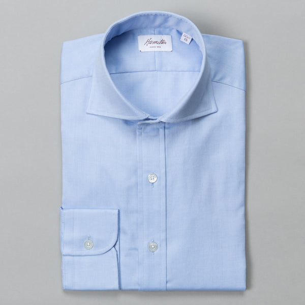 HAMILTON-SPREAD COLLAR DRESS SHIRT BLUE-Supply & Advise