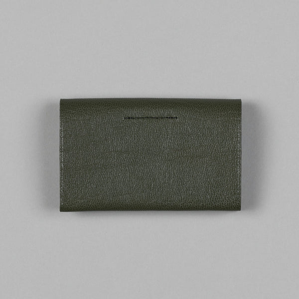 POSTALCO-GEOLOGY LEATHER CARD HOLDER MOSS GREEN-Supply & Advise