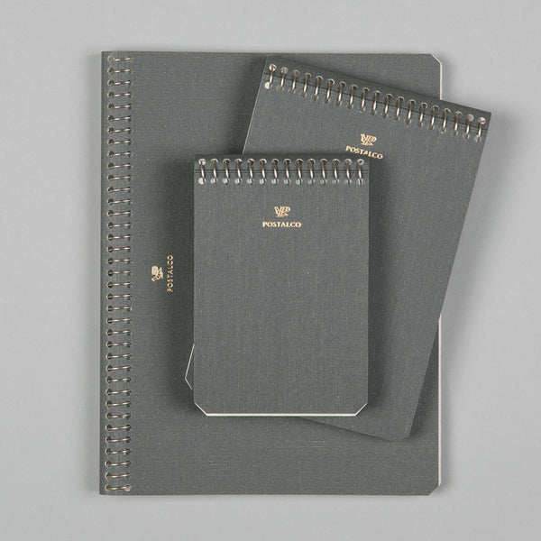 POSTALCO-NOTEBOOK A5 CHARCOAL GRAY-Supply & Advise