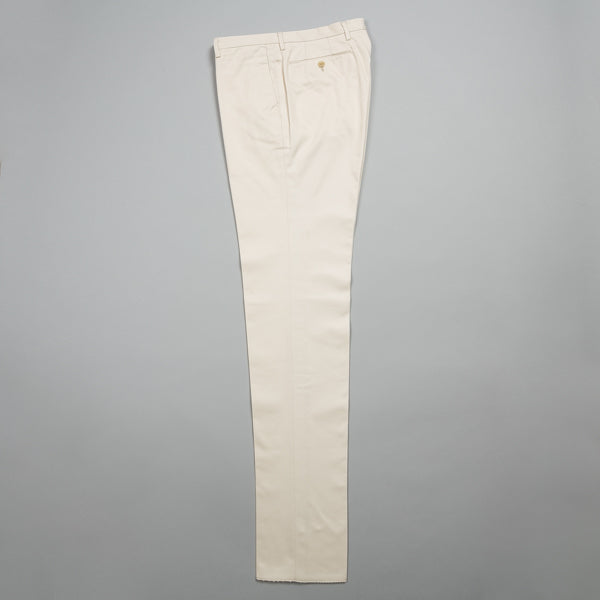 RING JACKET-COTTON TWILL FLAT FRONT TROUSER BEIGE-Supply & Advise