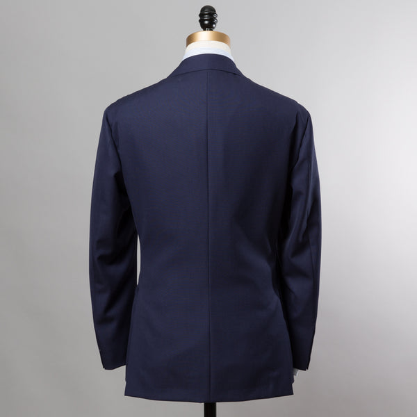 RING JACKET-TRAVELLER WOOL SUIT NAVY-Supply & Advise
